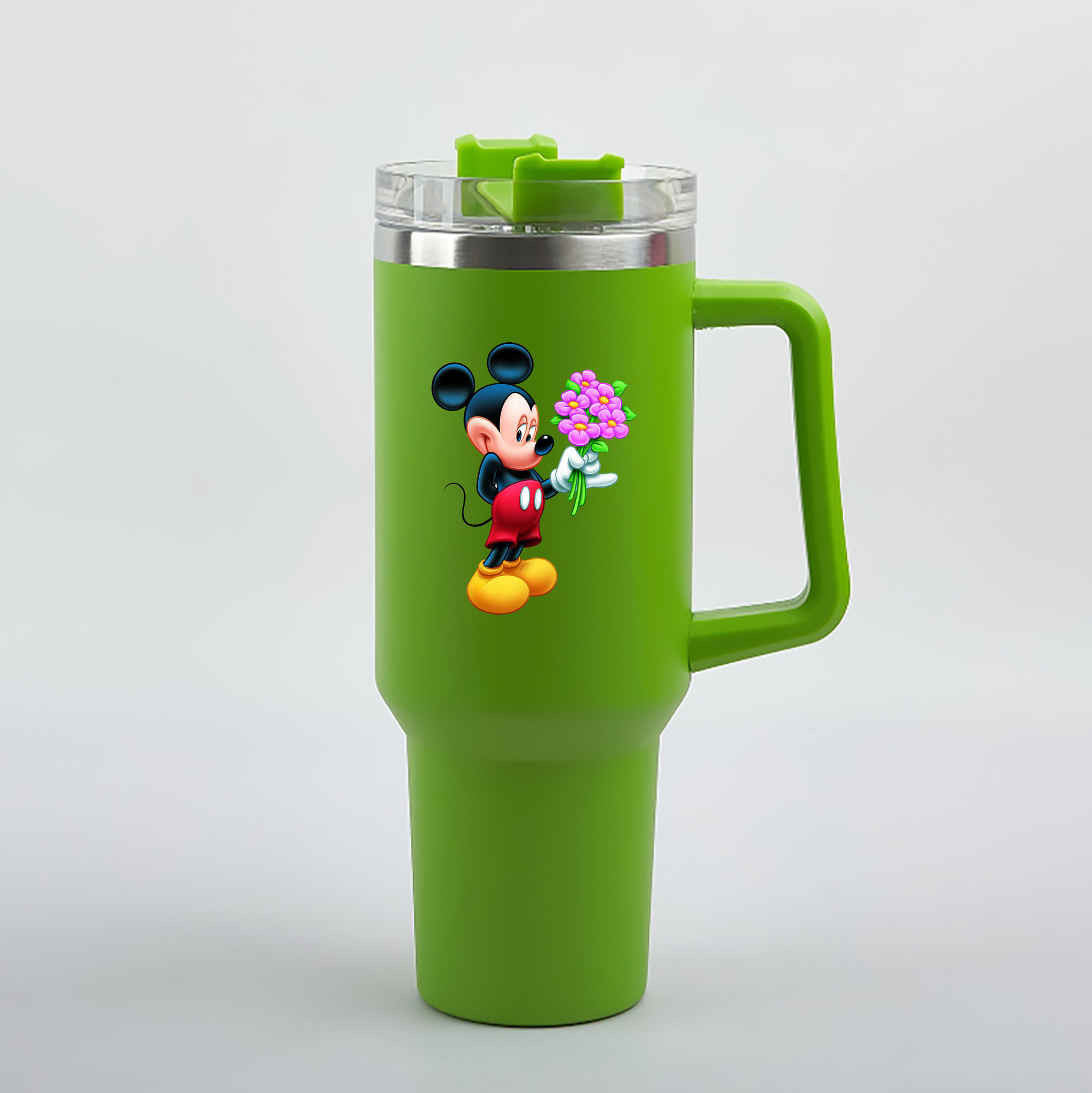 （画像用） ミッキーマウス Mickey Mouse 1200mL車用タンブラー（カラープリント）